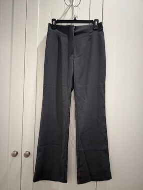 NWT Abercrombie & Fitch Charcoal Slim Boot Pants 26S